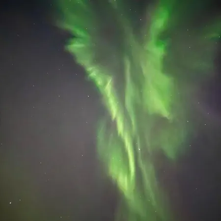 View In - Northern Lights, Mountains, Quiet Lägenhet *